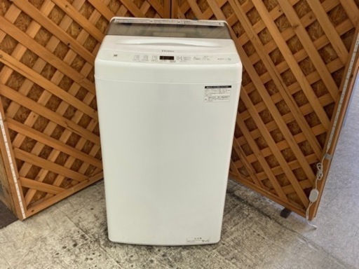 【愛品館江戸川店】保証充実　ハイアール　2022年製　4.5kg全自動洗濯機　JW-U45A
