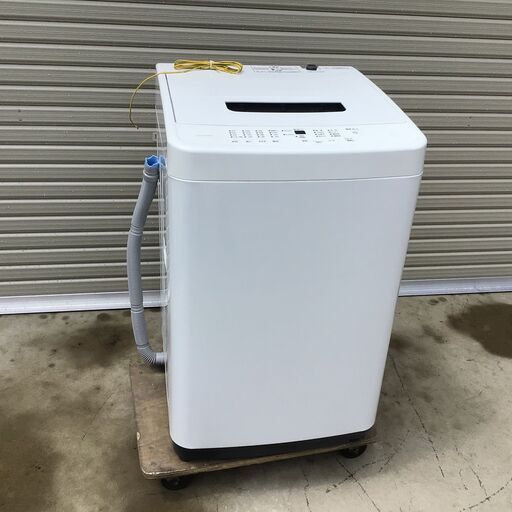2935【動作確認済】IRIS OHYAMA アイリスオーヤマ  全自動洗濯機 5.0kg ホワイト 2022年製 W-T504