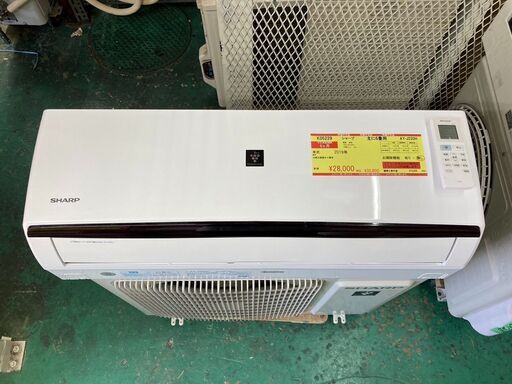 K0523　中古エアコン 日立 2020年製 主に6畳用 冷房能力 2.2KW / 暖房能力 2.2KW