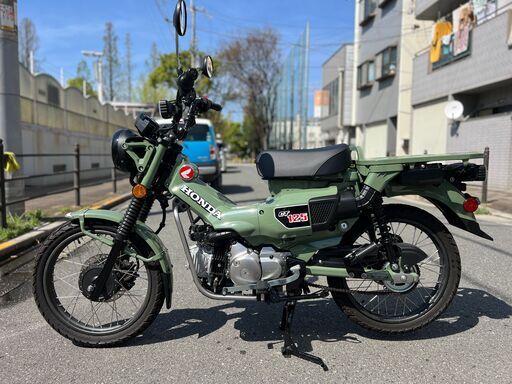 【大阪市】距離浅3169km 希少カラー グリーン JA55 CT125 ハンターカブ■買取・下取り可能■検 JA65 C125 ダックス125 クロスカブ110 大阪市】距離浅3169km 希少カラー グリーン JA55 CT125 ハンターカブ