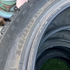 245/45r18 廃タイヤ 4本 横滑り車