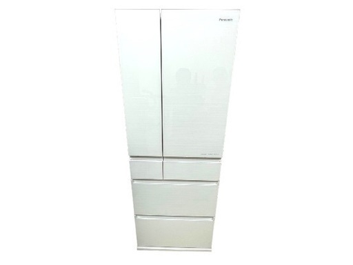 JY 極美品 Panasonic 6ドア フレンチドア ノンフロン冷凍冷蔵庫 2021年 550L NR-F557HPX-W 動作確認済