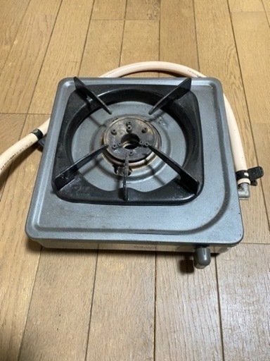 【取引終了】都市ガス用、パロマ、一口コンロ、ホース付き