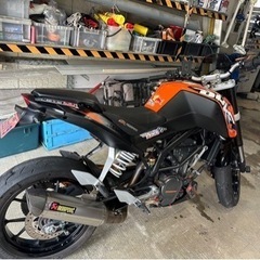 【ネット決済】値下げしました！KTM125デューク