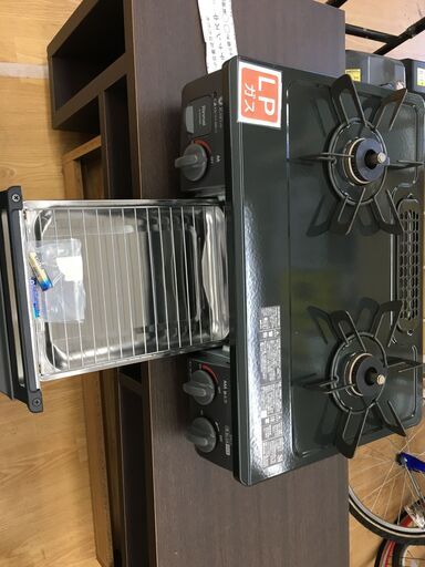 ★ジモティ割あり★ リンナイ　Rinnai ガステーブル PTE565BK  22年製 動作確認／クリーニング済み SJ5418