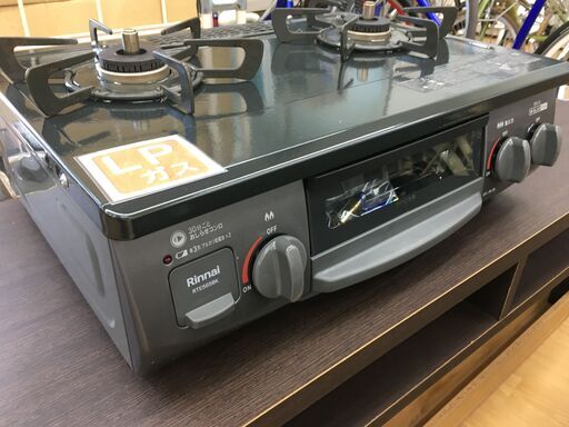 ★ジモティ割あり★ リンナイ　Rinnai ガステーブル PTE565BK  22年製 動作確認／クリーニング済み SJ5418 ☆ジモティ割あり☆ リンナイ Rinnai ガステーブル PTE565BK 22年製