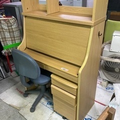 ニトリ　ライティング折りたたみ式学習机　3点セット