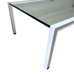 JY 超美品 Cassina カッシーナ ルームリビング ガラスコーヒーテーブル 