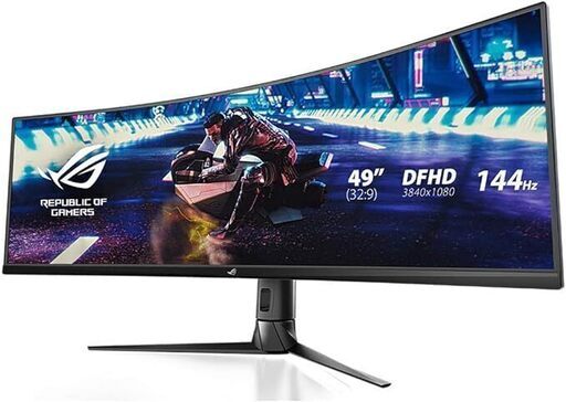 スーパーウルトラワイドゲーミングモニター　49インチ　144Hz
