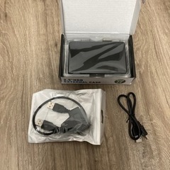 新品2.5インチ　HDD　SSD　ケース　ブラック　SATAケー...