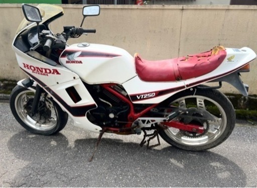 VT250F INTEGRA インテグラ MC08 レストアベース VT250FC 書類/鍵あり MC15 Vtwin VT フルカウル エンジン載せ替え無し