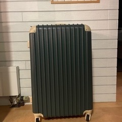 スーツケース　深い緑色