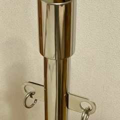 駐車場 ステンレスポール 2本セット