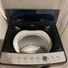 【13日引渡】家電 生活家電 洗濯機　haier