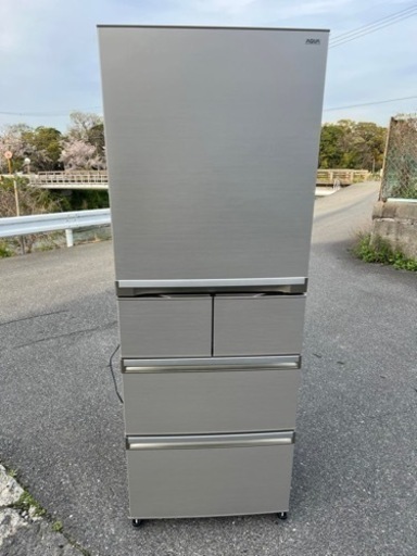 ‍♀️☘️大阪市から阪南市まで配達設置無料‍♀アクア冷蔵庫４００L️保証有り