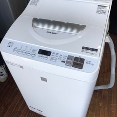 福岡市内配送設置無料 SHARP 洗濯乾燥機 シャープ keyword ES-T5E6-KW 5.5