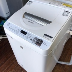 福岡市内配送設置無料 SHARP 洗濯乾燥機 シャープ keyword ES-T5E6-KW 