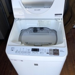 福岡市内配送設置無料 SHARP 洗濯乾燥機 シャープ keyword ES-T5E6-KW 
