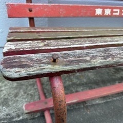 【非売品・超希少】コカ・コーラの木製ベンチ　「こんにちは！美しい日本」