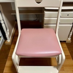 カリモク学習机4点セット　プリンセス