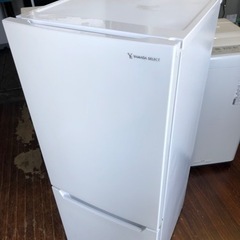 福岡市内配送設置無料 2022年式 YRZ-C12H1(ホワイト) 2ドア冷蔵庫 右