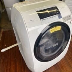 福岡市内配送設置無料　日立 HITACHI BD-V5800L W [ビッグドラム ななめ型ドラム式洗濯乾燥機（10.0kg） 左開き ピュアホワイト]