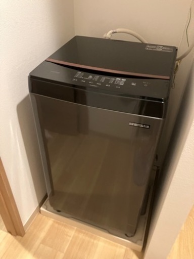【引き渡し決定】【美品】アイリスオーヤマ　洗濯機　2022年式IAW-T605 BL