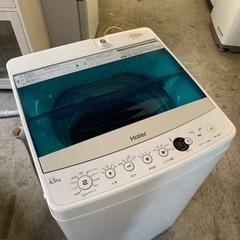  EJ2417番✨Haier✨電気洗濯機✨JW-C45A