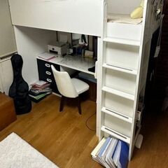 IKEAスモースタード☆ロフトベッド☆差し上げます