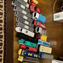 電車、消防車、新幹線、バスなどおもちゃまとめ売り