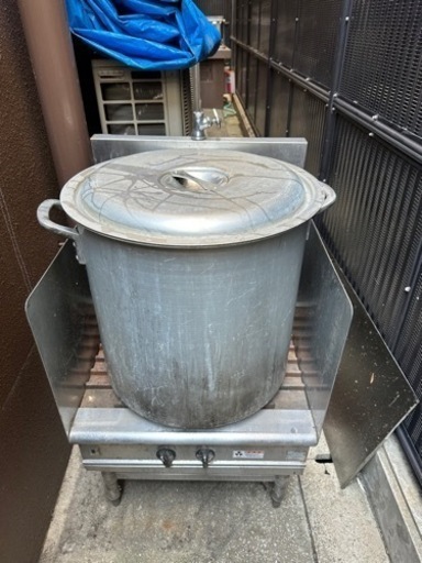 業務用コンロ台　寸胴鍋セット