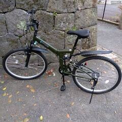 マウンテンバイク　折りたたみ　26インチ