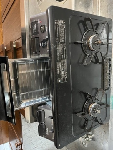 お値下げしました　LPガステーブル　左強火　プロパンガス
