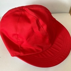 新品未使用 赤白帽子 小学生 男女兼用 Ｍサイズ