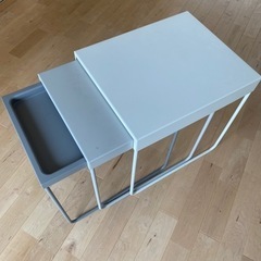 【引き取りのみ】IKEA GRANBODA 入れ子式サイドテーブ...
