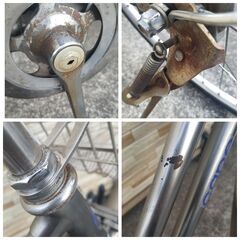 中古自転車 3段変速 27インチ LEDオートライト 軽整備済み 防犯登録対応