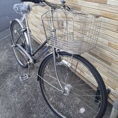 中古自転車 3段変速 27インチ LEDオートライト 軽整備済み 防犯登録対応