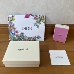 DIOR・CHANEL・agnes.b 紙袋空き箱