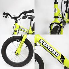 167)ストライダー14x ライムイエローSTRIDER バランスバイク 自転車 キックバイク