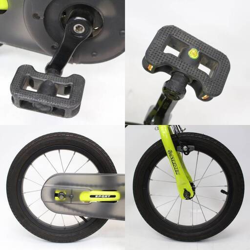 167)ストライダー14x ライムイエローSTRIDER バランスバイク 自転車