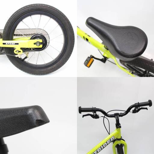 167)ストライダー14x ライムイエローSTRIDER バランスバイク 自転車