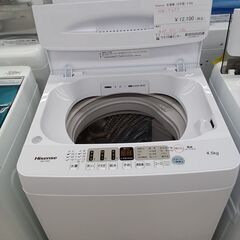 ★ジモティ割あり★ Hisense 洗濯機 4.5Kg 22年製...
