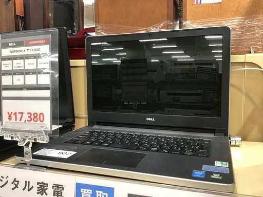 【トレファク神戸新長田店】DELLのノートパソコンです！!【取りに来られる方限定】