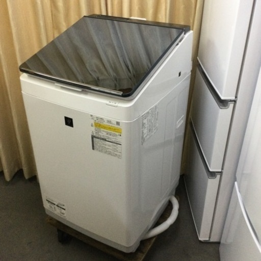 【1.5万円引き!!】【6カ月返金保証】シャープ11kg洗濯乾燥機⬛︎超音波ウォッシャー付き【F00632】