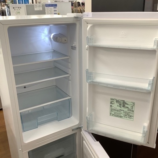 IRIS OHYAMA アイリスオーヤマ 2ドア冷蔵庫 AF-162-W 2021年製