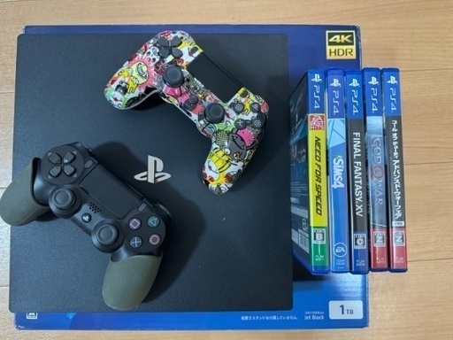 PS4 Pro 1TB ジェットブラック