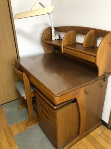 値下げ】浜本工芸 学習机 - 学習机 