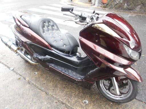 ヤマハ　YAMAHA　グランドマジェスティ250　SG15J　ワンオーナー車　安心のフルメンテナンス車　フルカスタム車　ラップ塗装　ドレスアップ多数　現車確認　引取可能