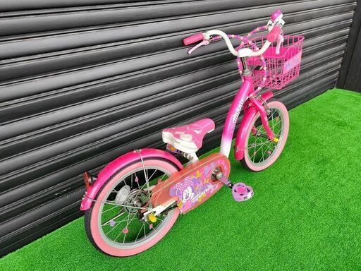 【子供自転車】ides アイデス ミニーマウス ポッピン リボン 16インチ【引取限定・現状渡し】三重県 子供自転車】ides アイデス ミニーマウス ポッピン リボン 16インチ