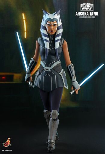 新品未開封Hottoys ホットトイズ TMS021 1/6『スター・ウォーズ：クローン・ウォーズ』 アソーカ・タノ  Star Wars: The Clone Wars - Ahsoka Tano